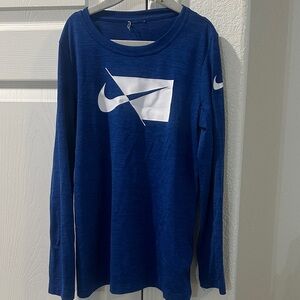Nike Royal Blue Long Sleeve Tee